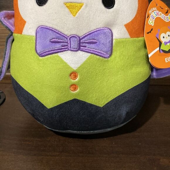 NWT New Squishmallows Official Kellytoy Plush 8 inch Bright Owl Dracula Ellette - Picture 4 of 8